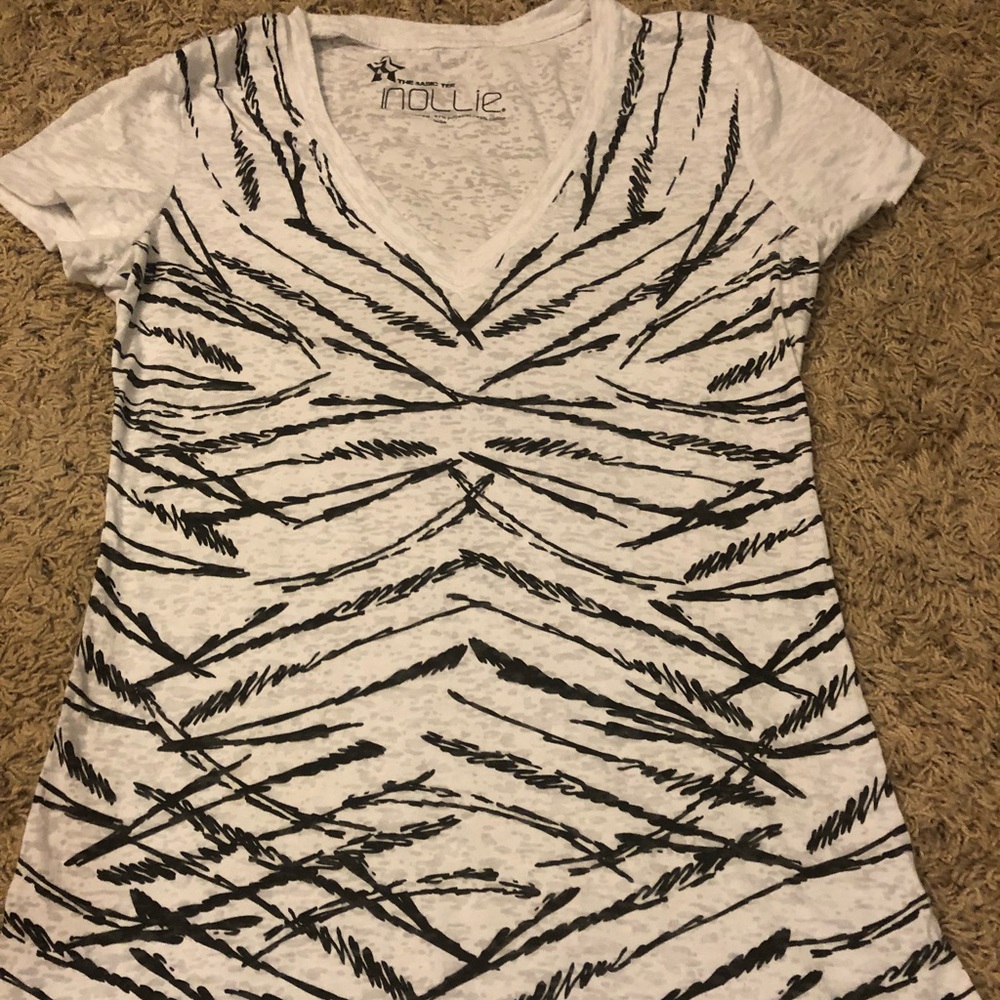 Junior Nollie Zebra print shirt